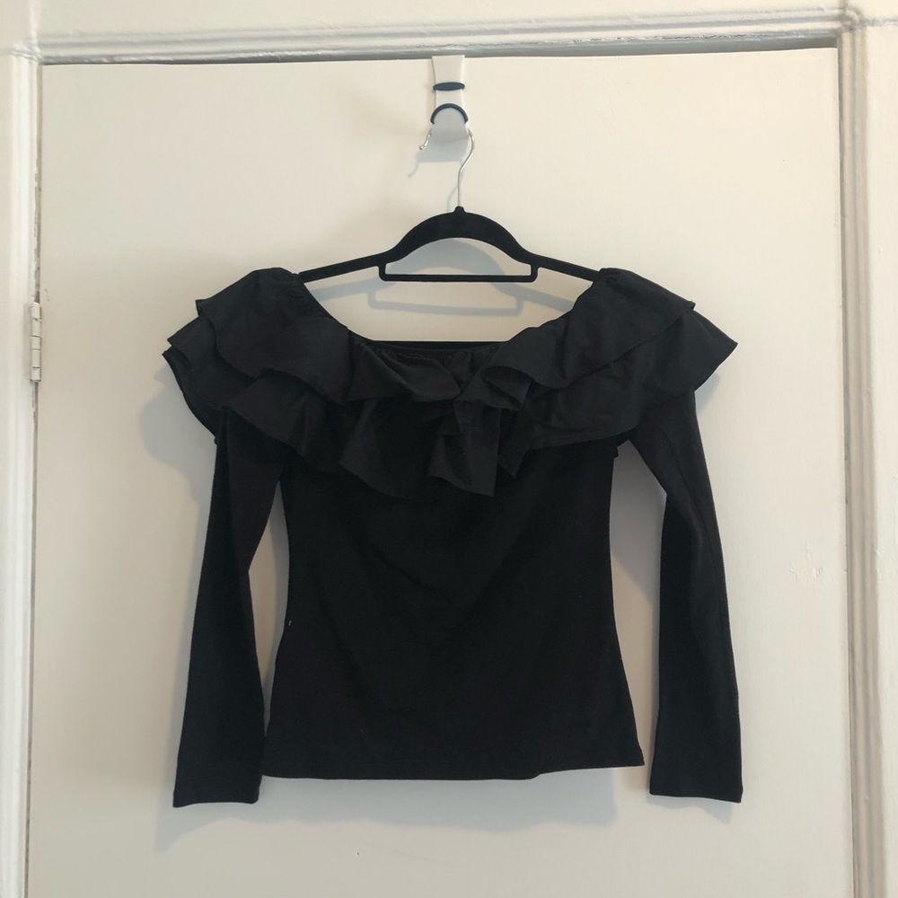Of the shoulder shirt